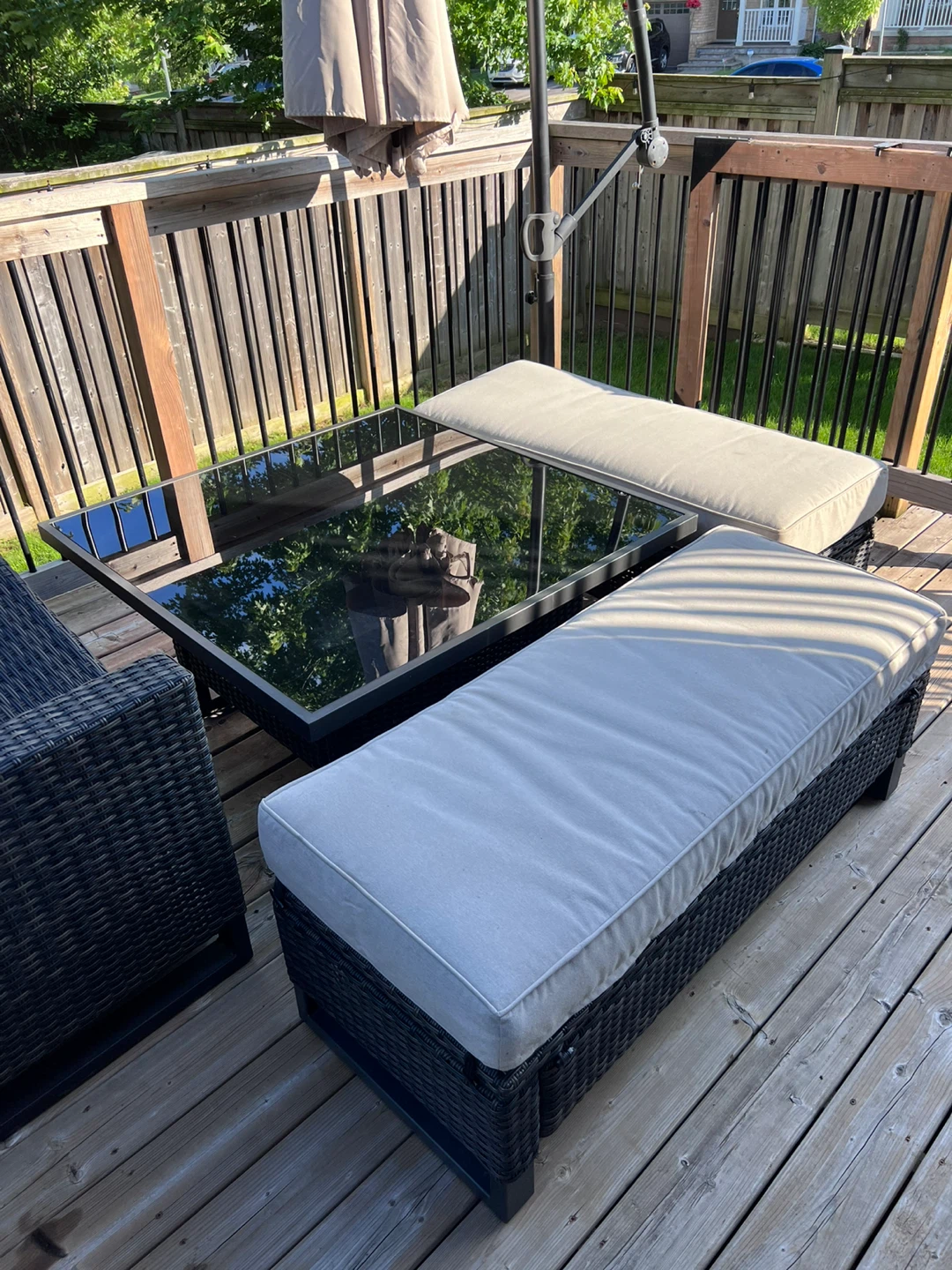 Outdoor table & sofas - photo 4