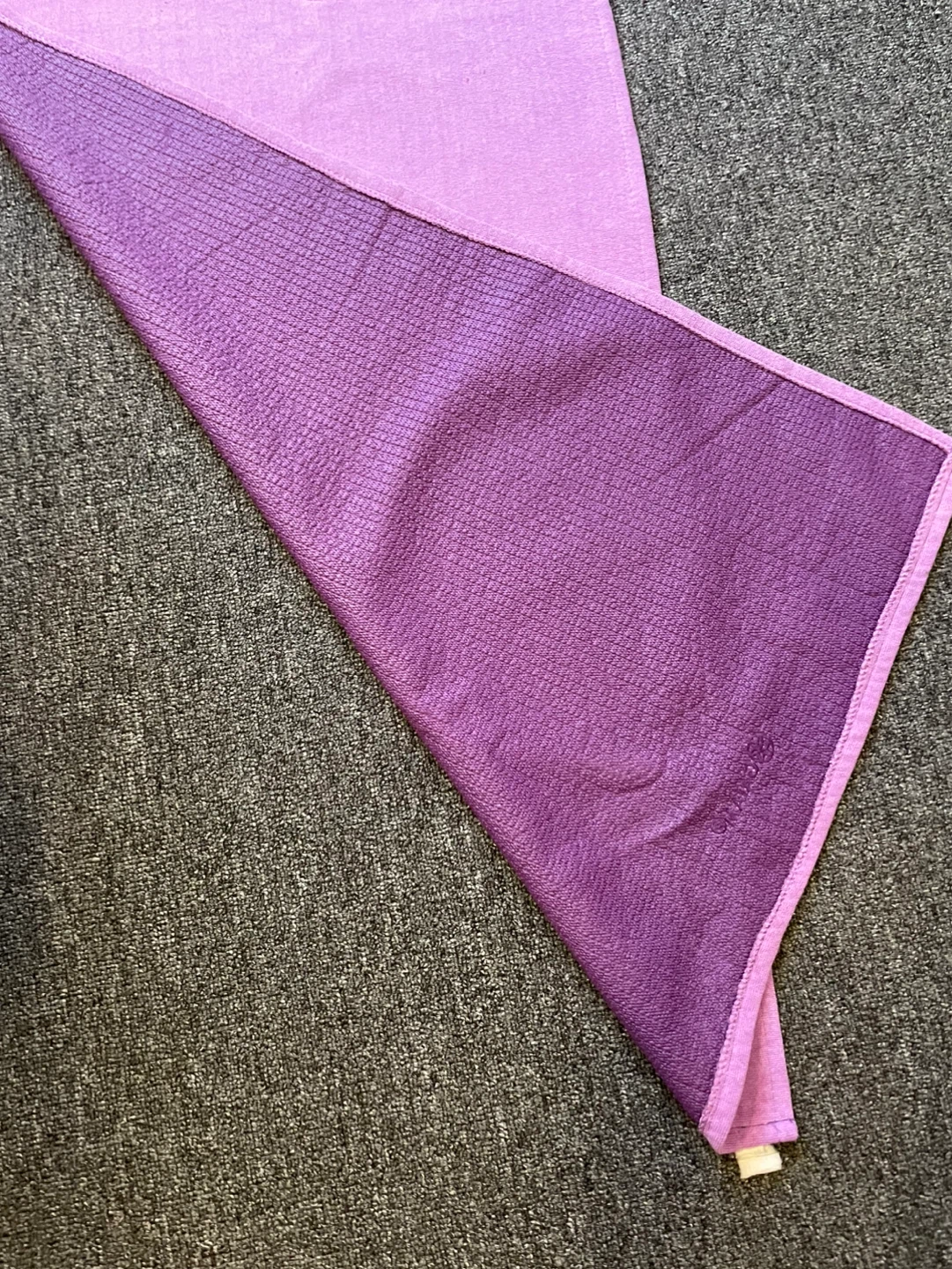 Gaiam Yoga Mat Towel - Purple - photo 2