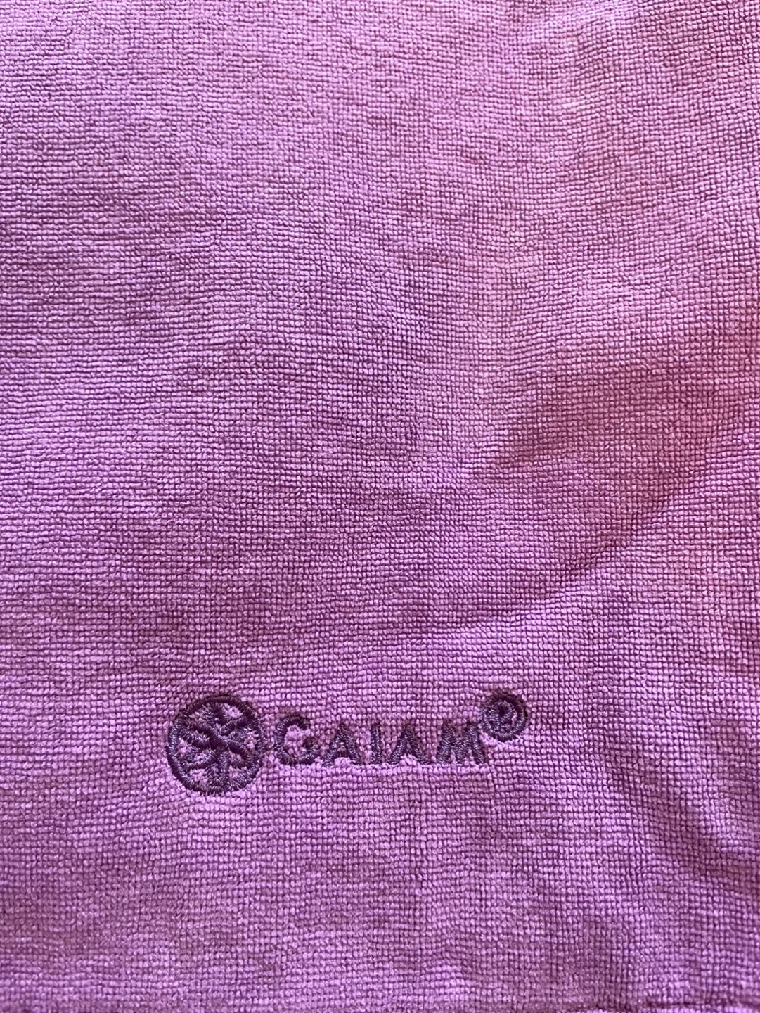Gaiam Yoga Mat Towel - Purple - photo 3
