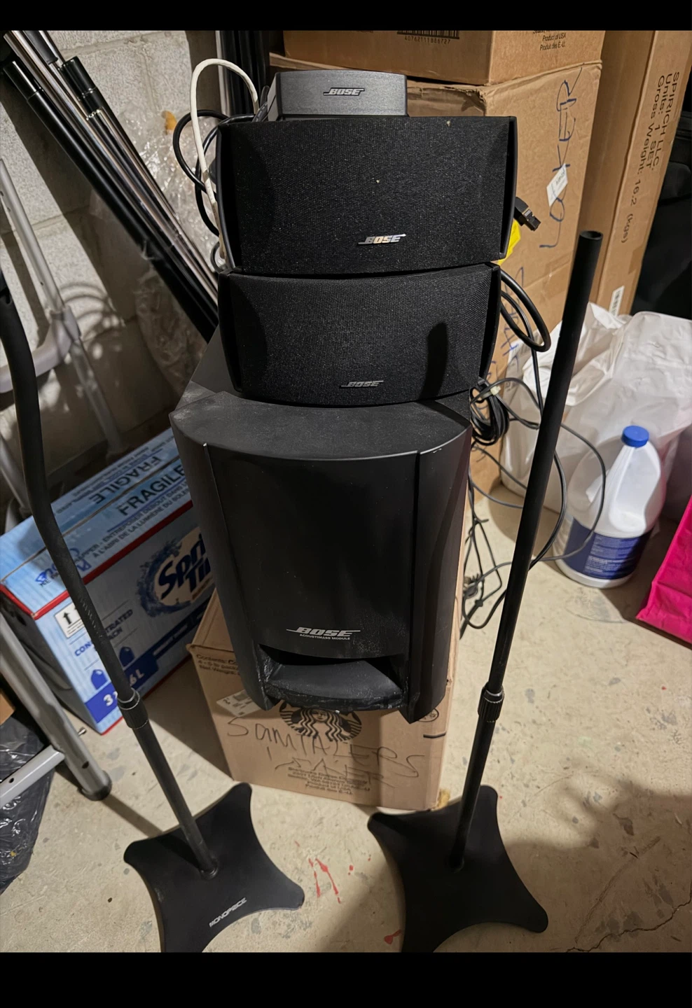 Bose Acoustimass Module and Satellite Speakers