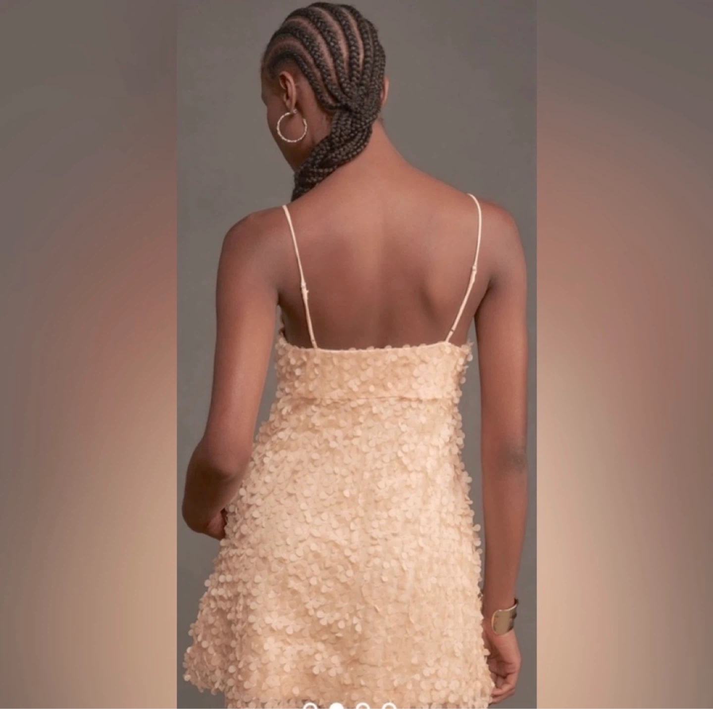 Anthropologie 3D Floral MIni Dress ⚽ - photo 3