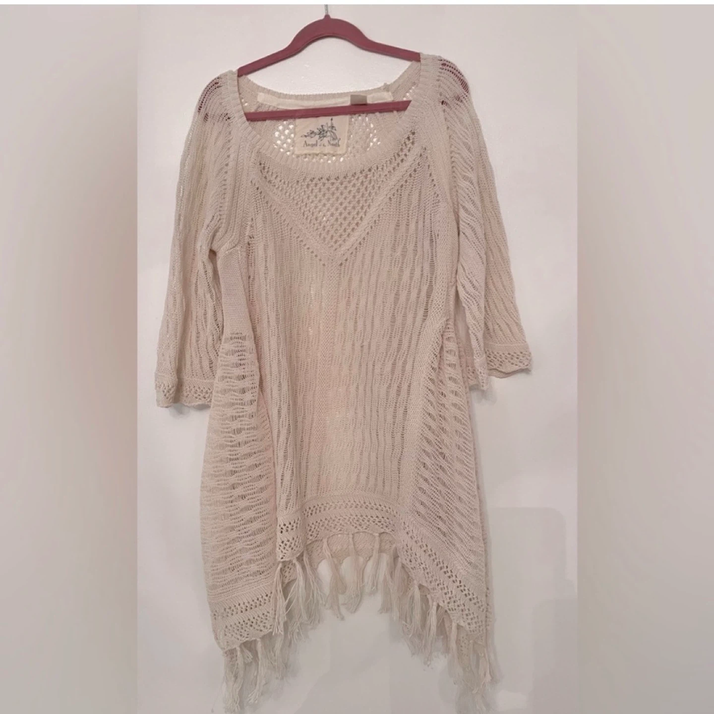 Anthropologie Crochet Fringe Tunic ⚽ - photo 2