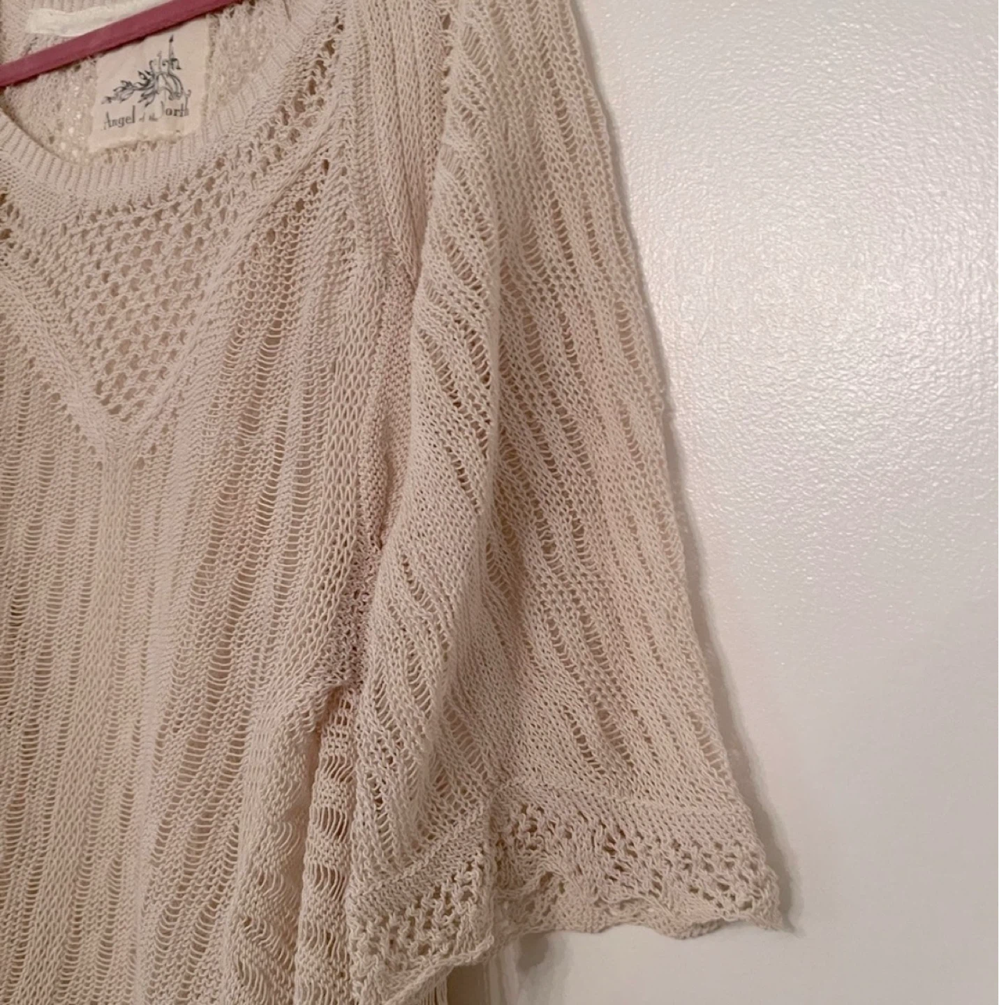 Anthropologie Crochet Fringe Tunic ⚽ - photo 5
