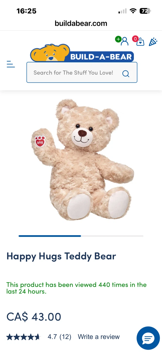 Build-A-Bear Pink Teddy Bear - photo 5