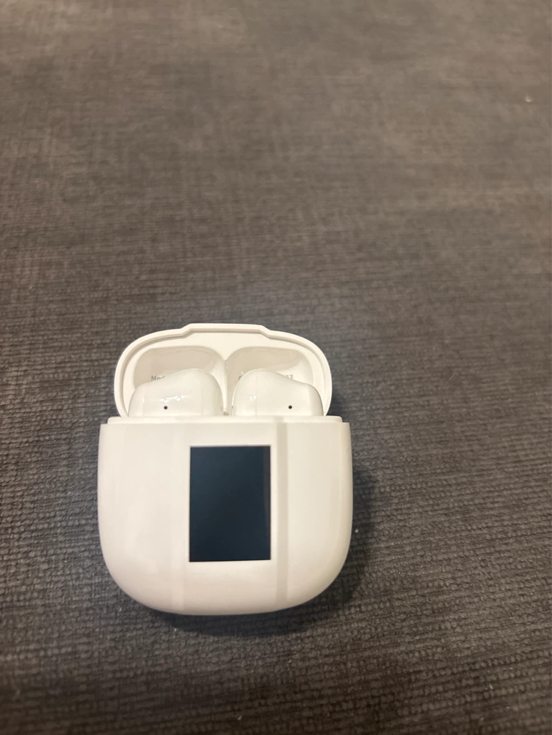 White Wireless Earbuds with Charging Case