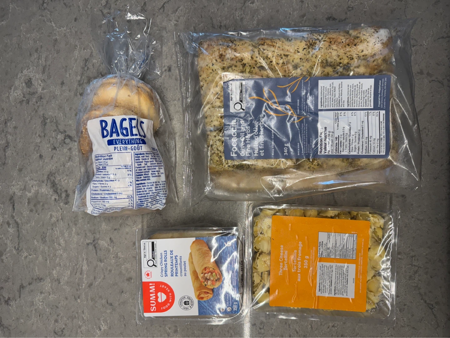 Misc. Food Items ⚽ Pasta, Bread, Spring Rolls