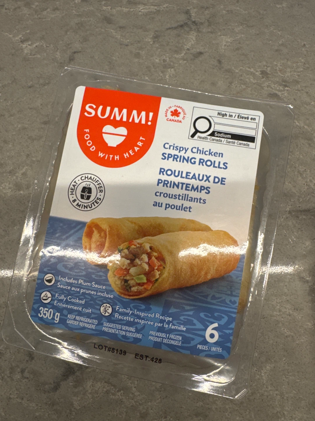Misc. Food Items ⚽ Pasta, Bread, Spring Rolls - photo 4