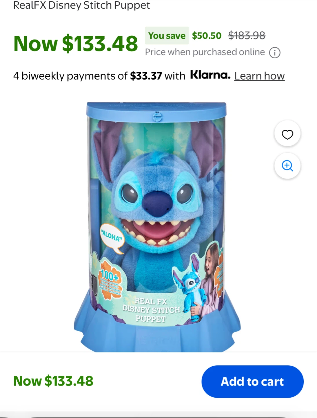 RealFX Disney Stitch Puppet - photo 5