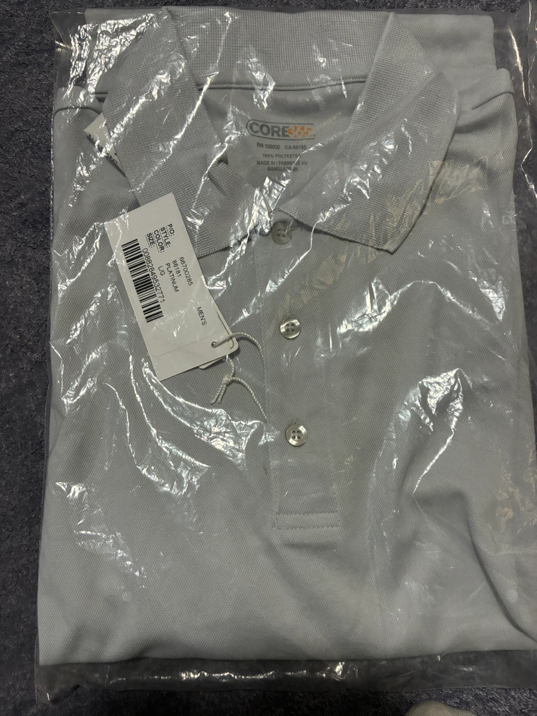 Core365 Men's Black Polo Shirt - photo 3