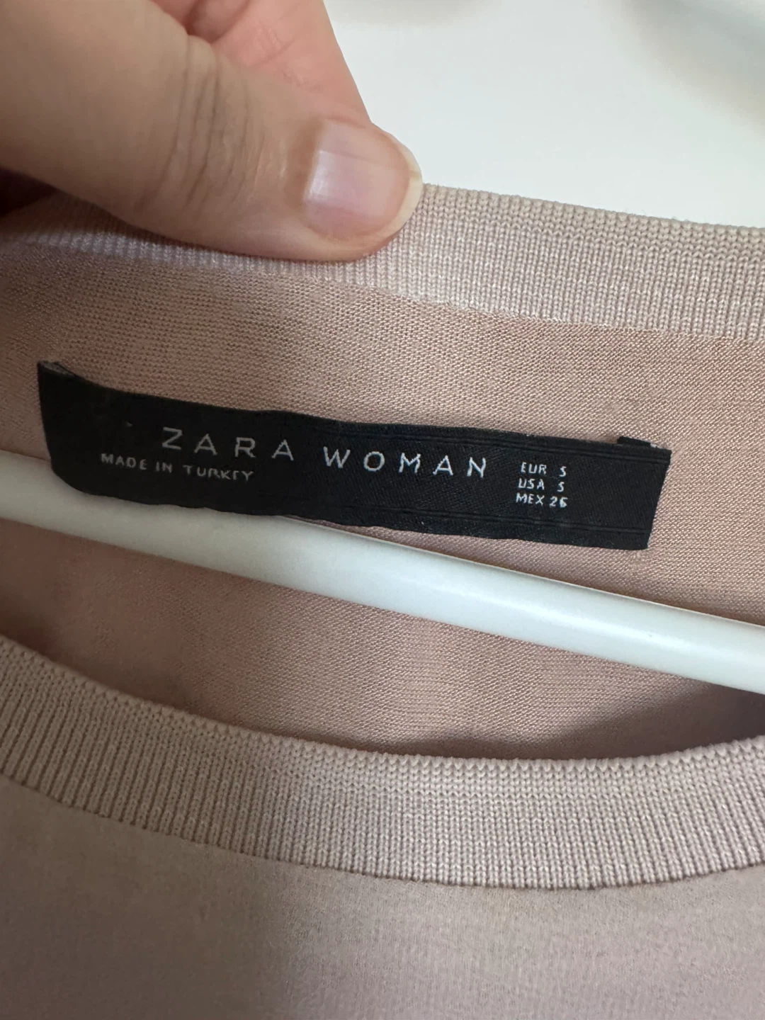 ZARA Woman beige Sheer Sleeve Top - photo 3