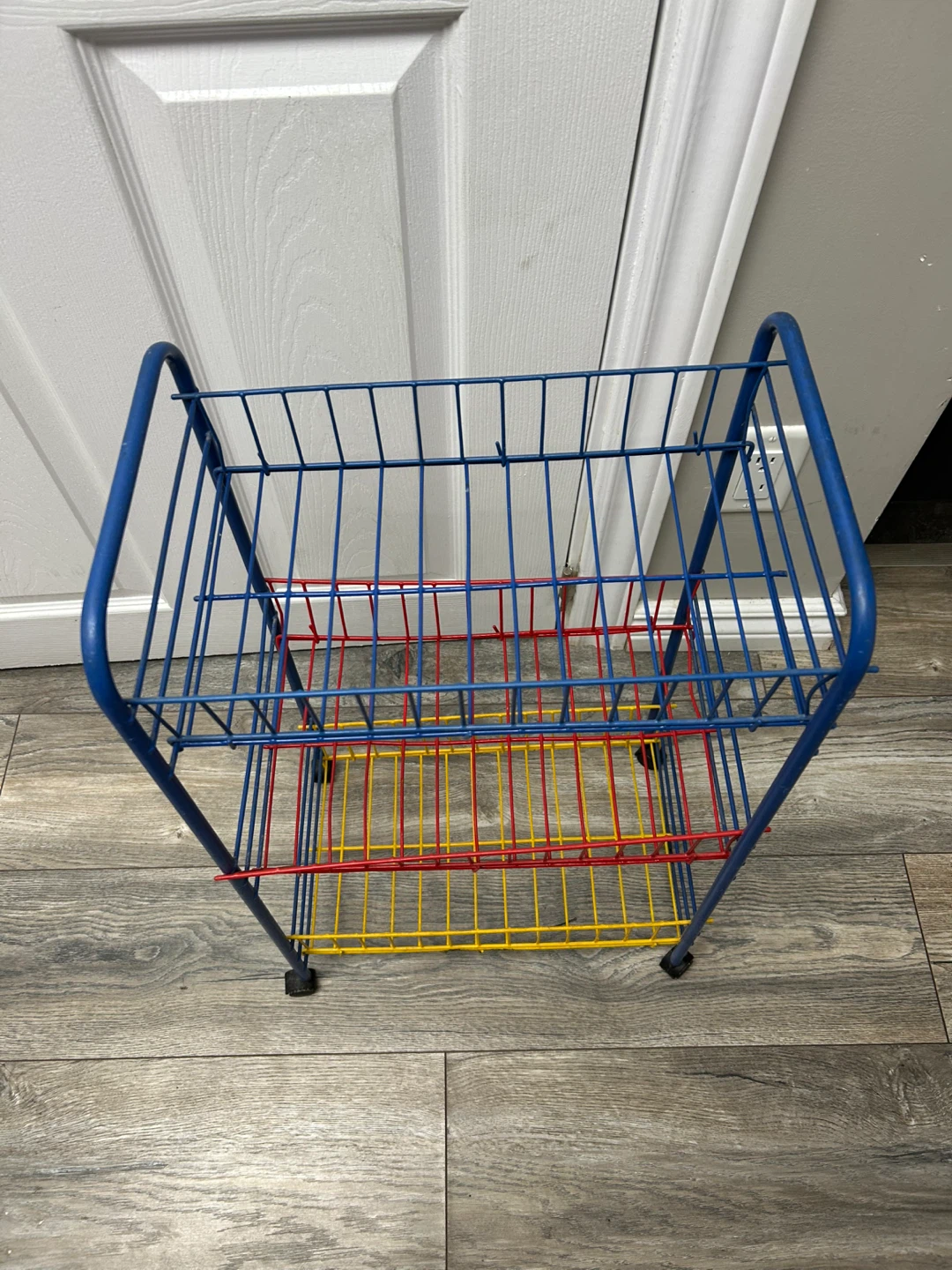 Multi-colour rolling storage cart