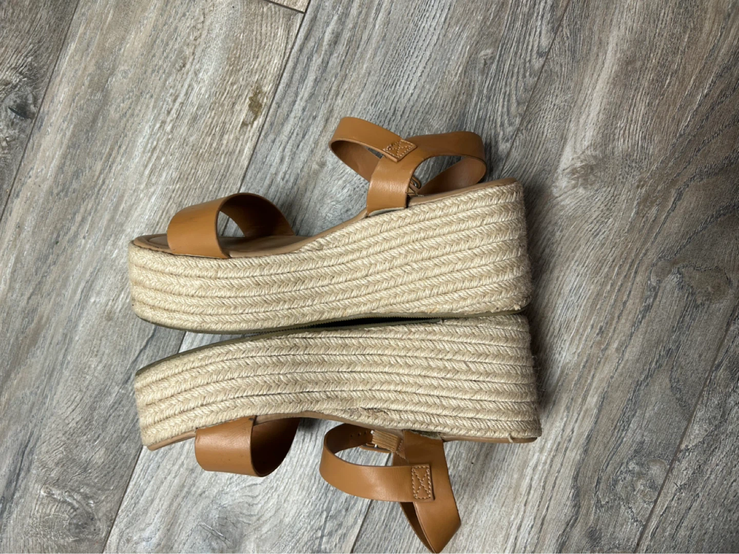 Tan Espadrille Platform Sandals - photo 4