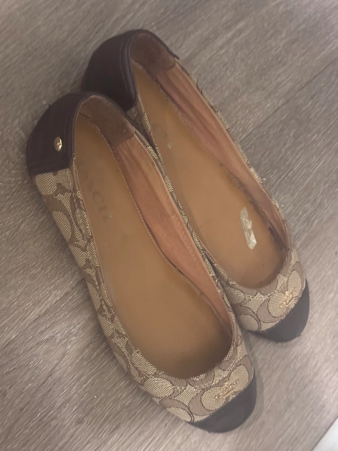 Coach Signature Canvas Ballet Flats - photo 3