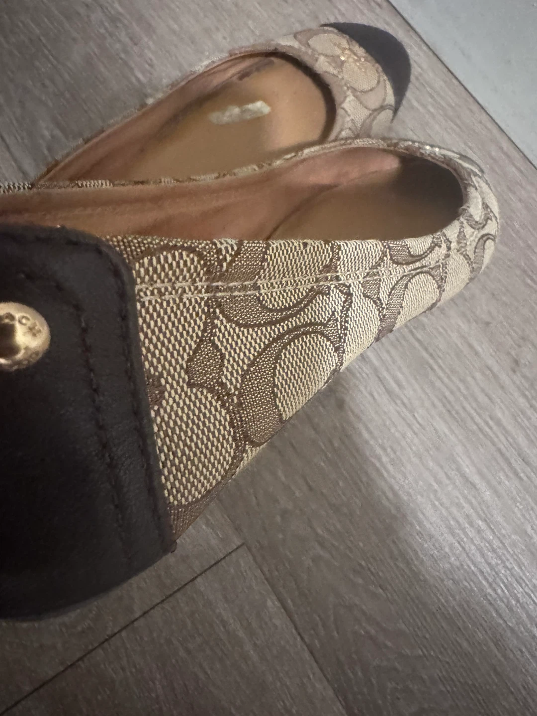 Coach Signature Canvas Ballet Flats - photo 2