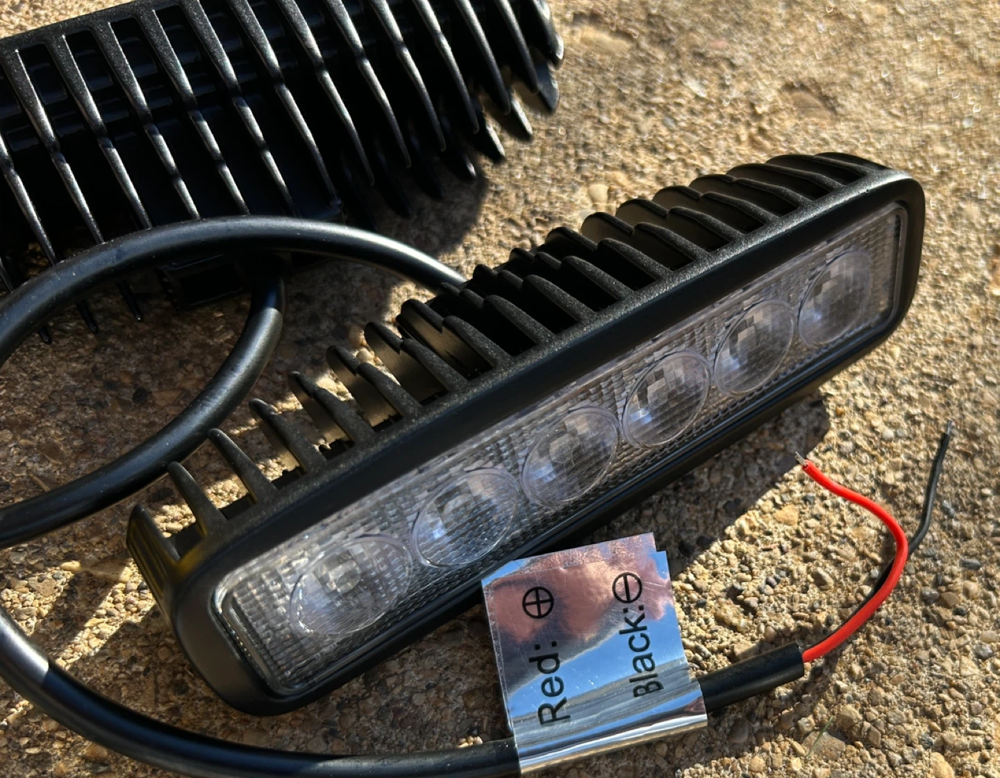 Set of 2 LED Light Bars with Brackets and Hardware