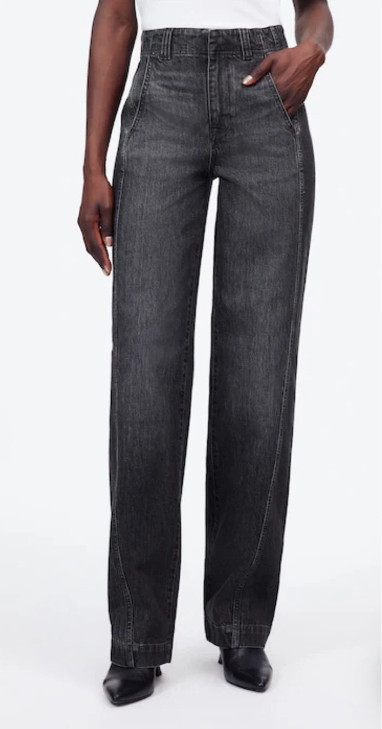 Madewell Tapered Denim Trousers Robles Wash