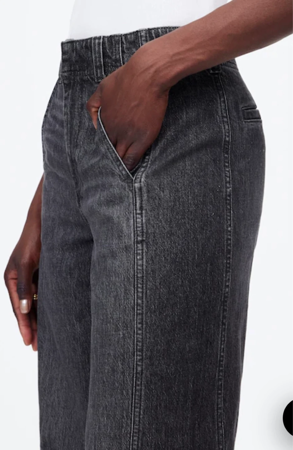 Madewell Tapered Denim Trousers Robles Wash - photo 4