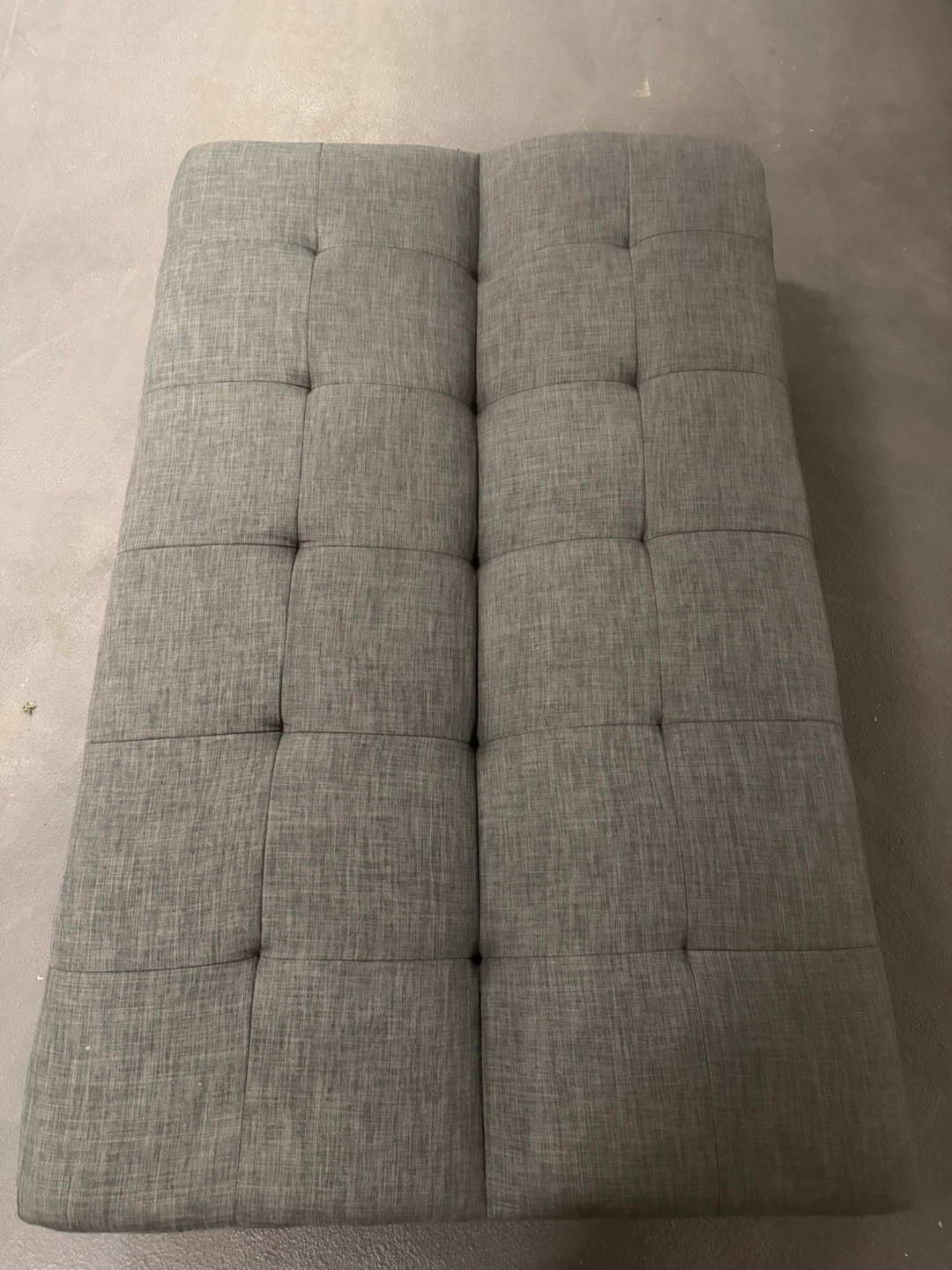 Grey Tufted Sofa Bed - photo 2