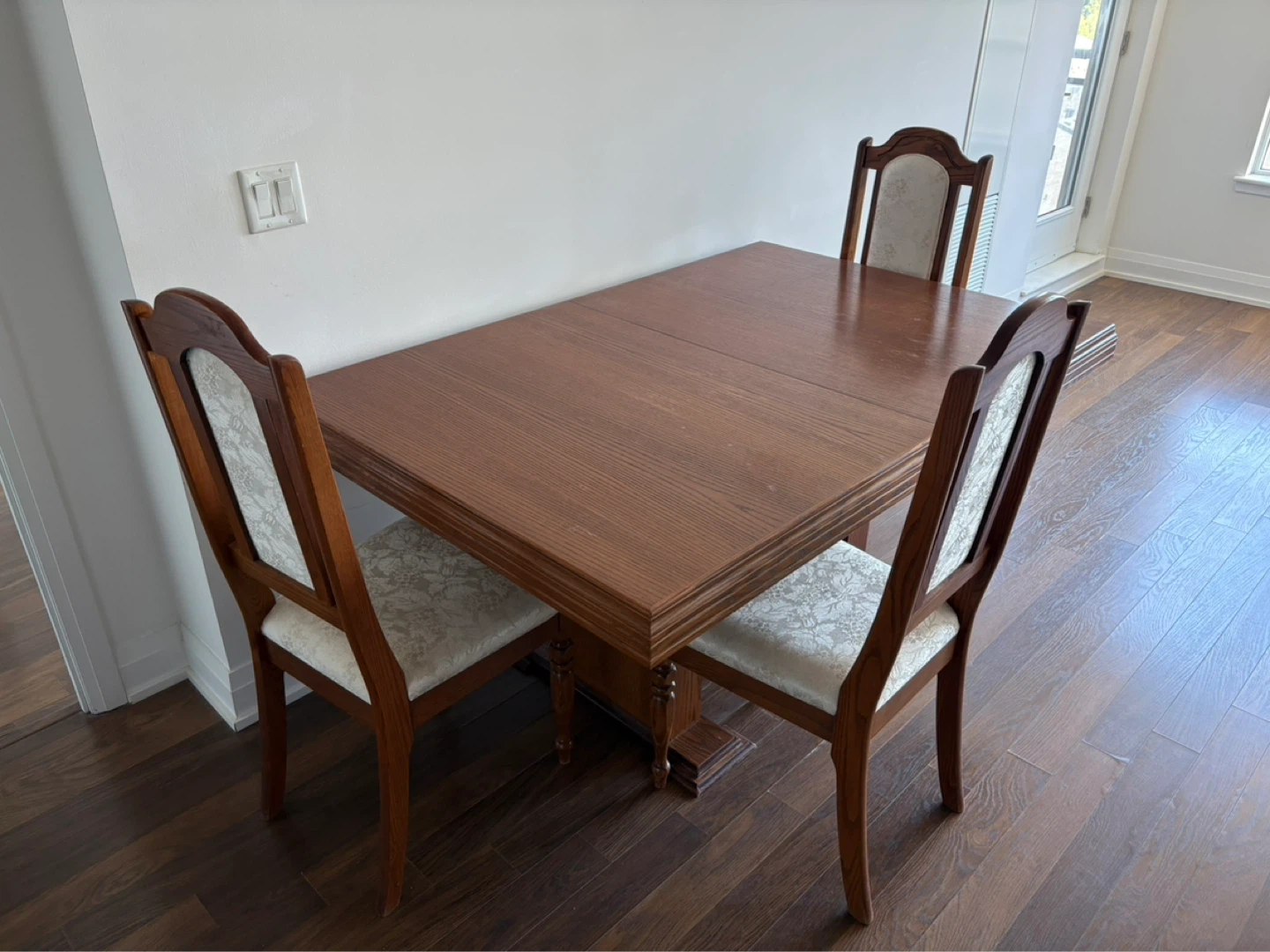 Real Wood Dining Table and Chair - photo 2