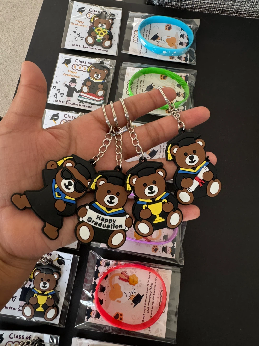 Graduation Bear Keychains & Bracelets - Class of 2026 - photo 3