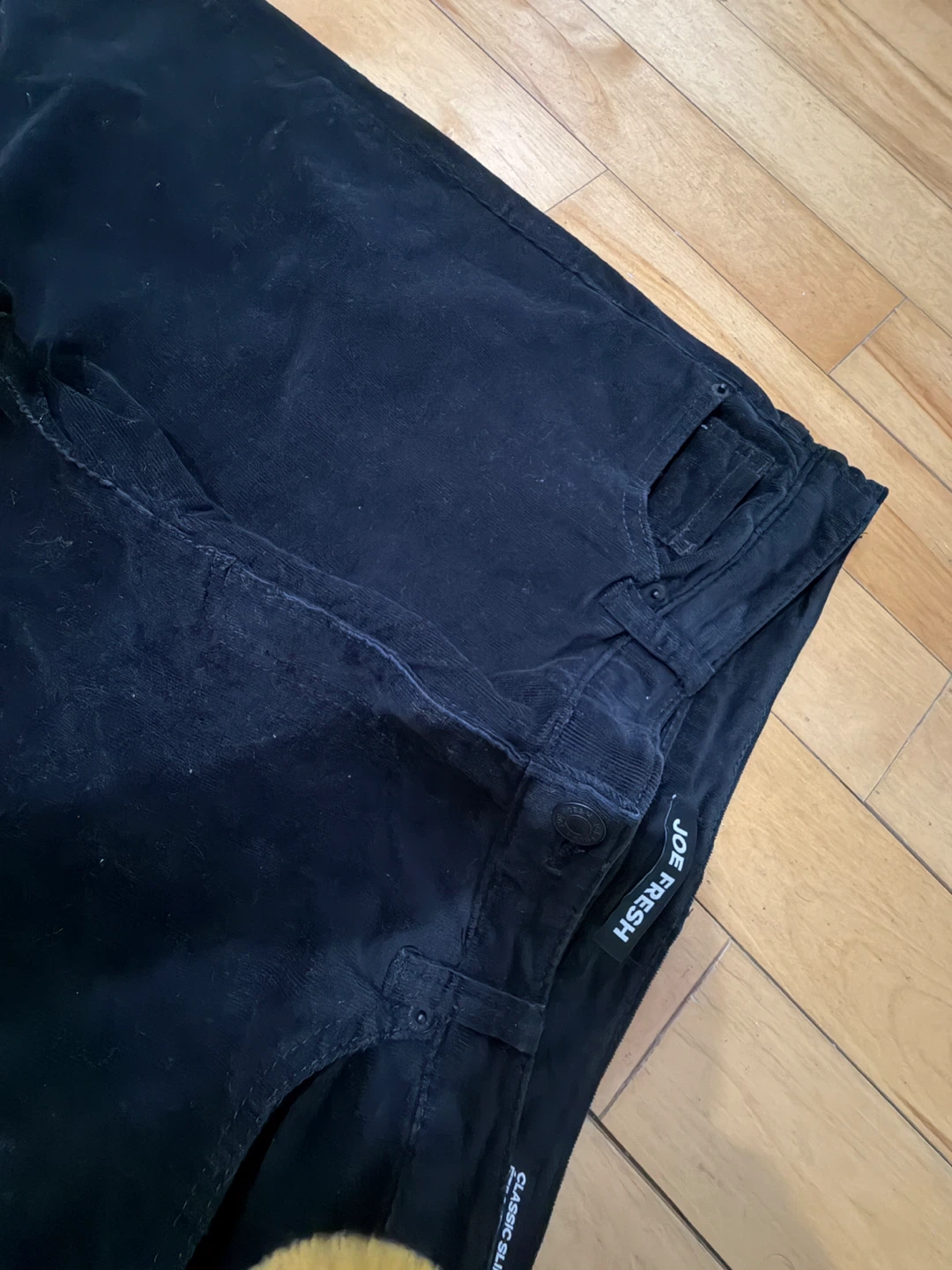 Joe Fresh Black Corduroy Classic Slim Pants Size 31 - photo 4