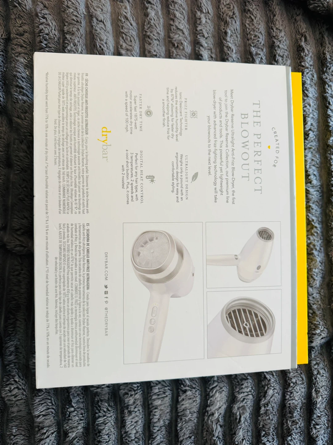Men - girl Drybar Reserve Ultralight Anti-Frizz Blow Dryer - photo 4