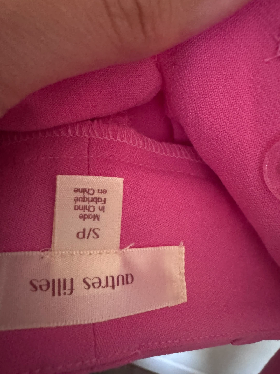 Autres Filles Pink Blazer & Pants Set - Size S/P - photo 3