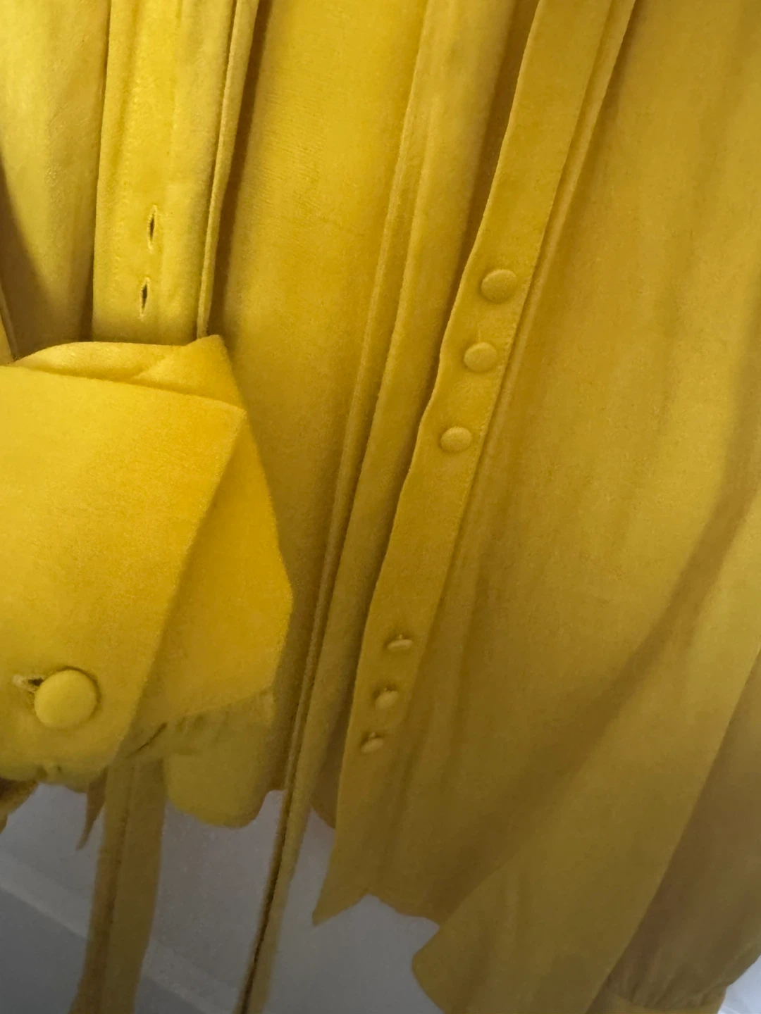 ZARA Yellow Blouse - Size L - photo 3