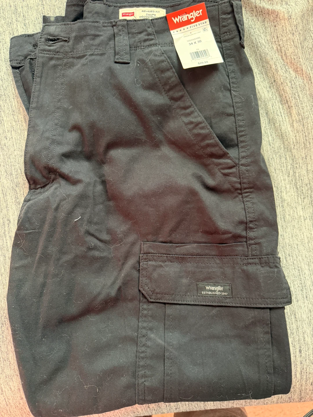 Wrangler Five Star Relaxed Fit Cargo Pants