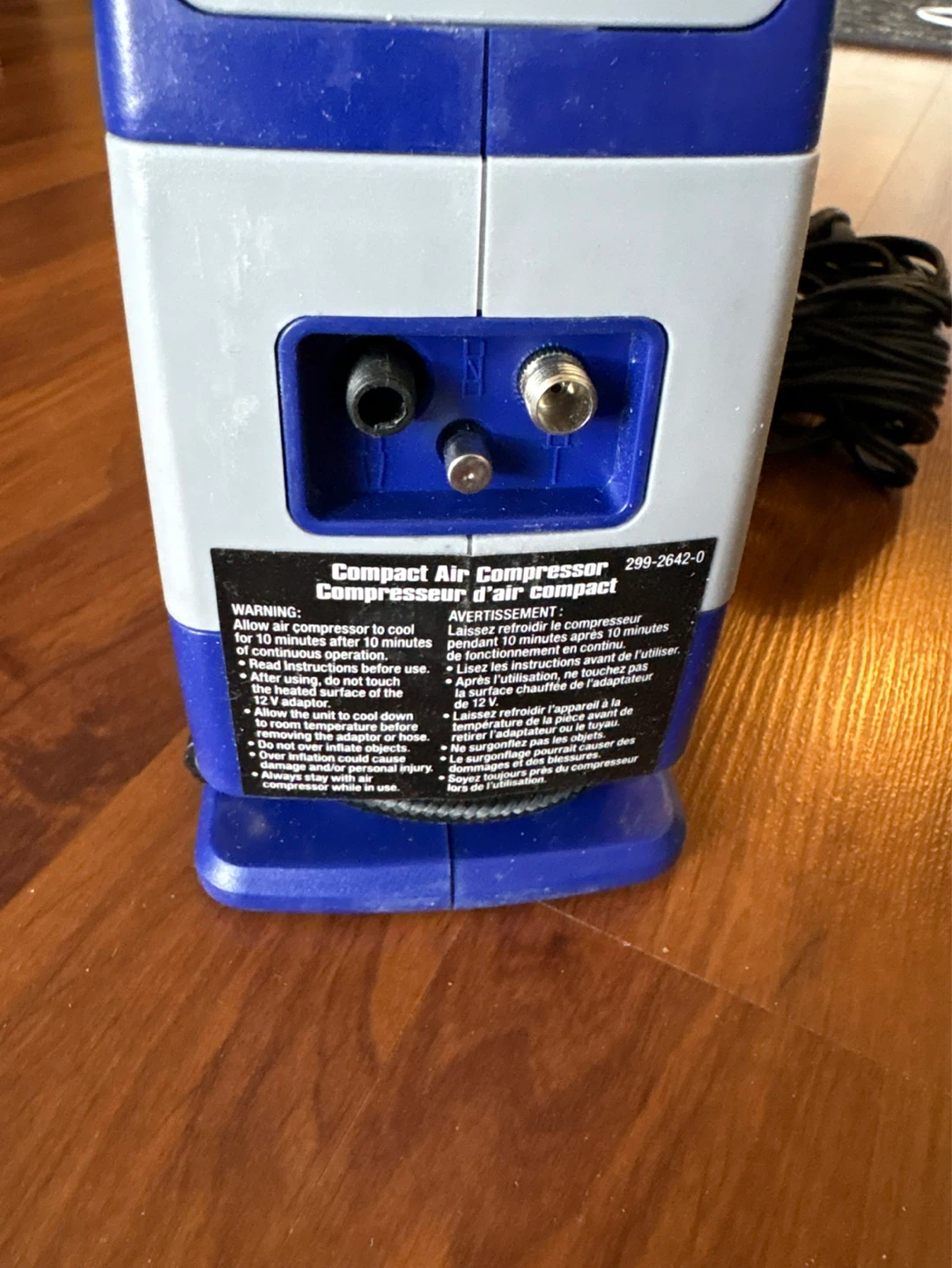 Certified 12 V Top-Off Portable Air Compressor ⚽️ - photo 3