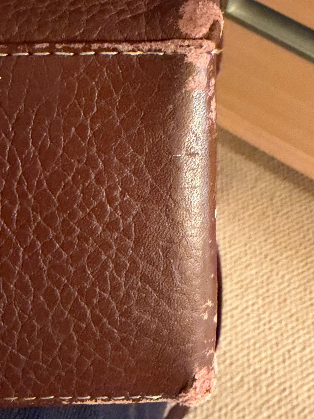 Brown Leather Shoulder Bag ⚽️ - photo 4