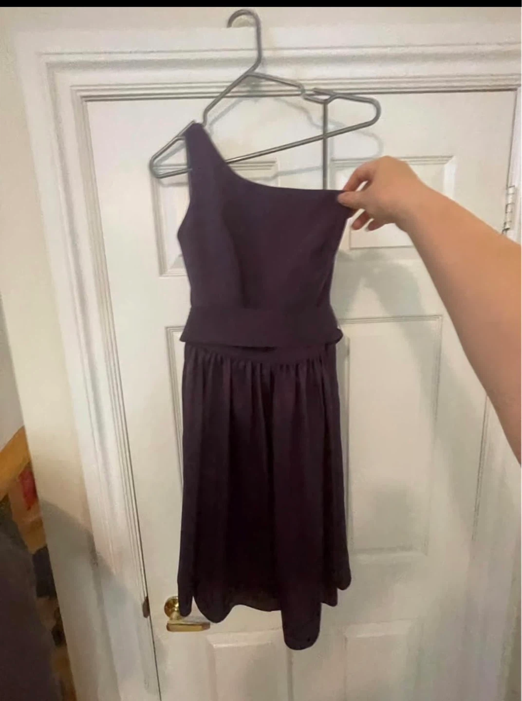 Vera Wang one Shoulder Dress size 10 ⚽