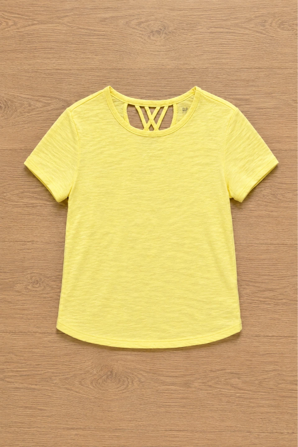 Gap Kids Yellow Cutout T-Shirt