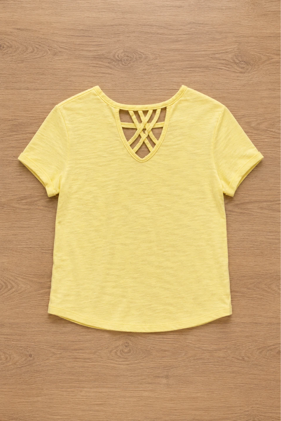 Gap Kids Yellow Cutout T-Shirt - photo 2