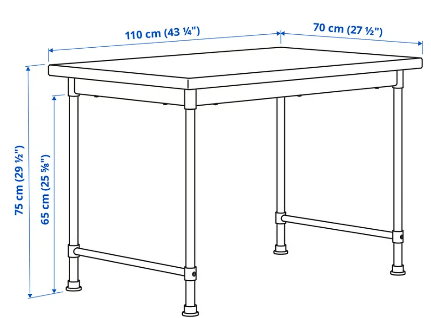 Desk - KULLABERG desk IKEA - photo 5