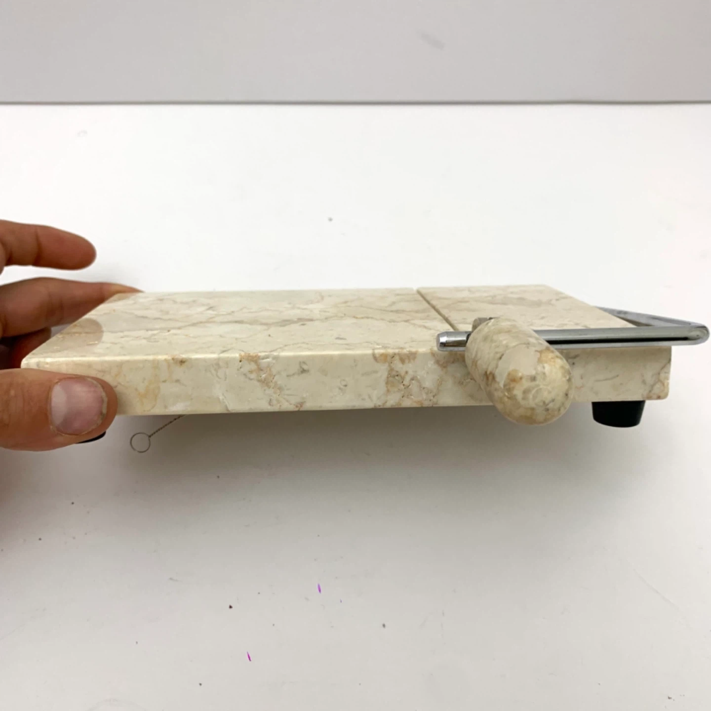 Marble Cheese Slicer Cheese Cutter Kitchen Serving Board - photo 5