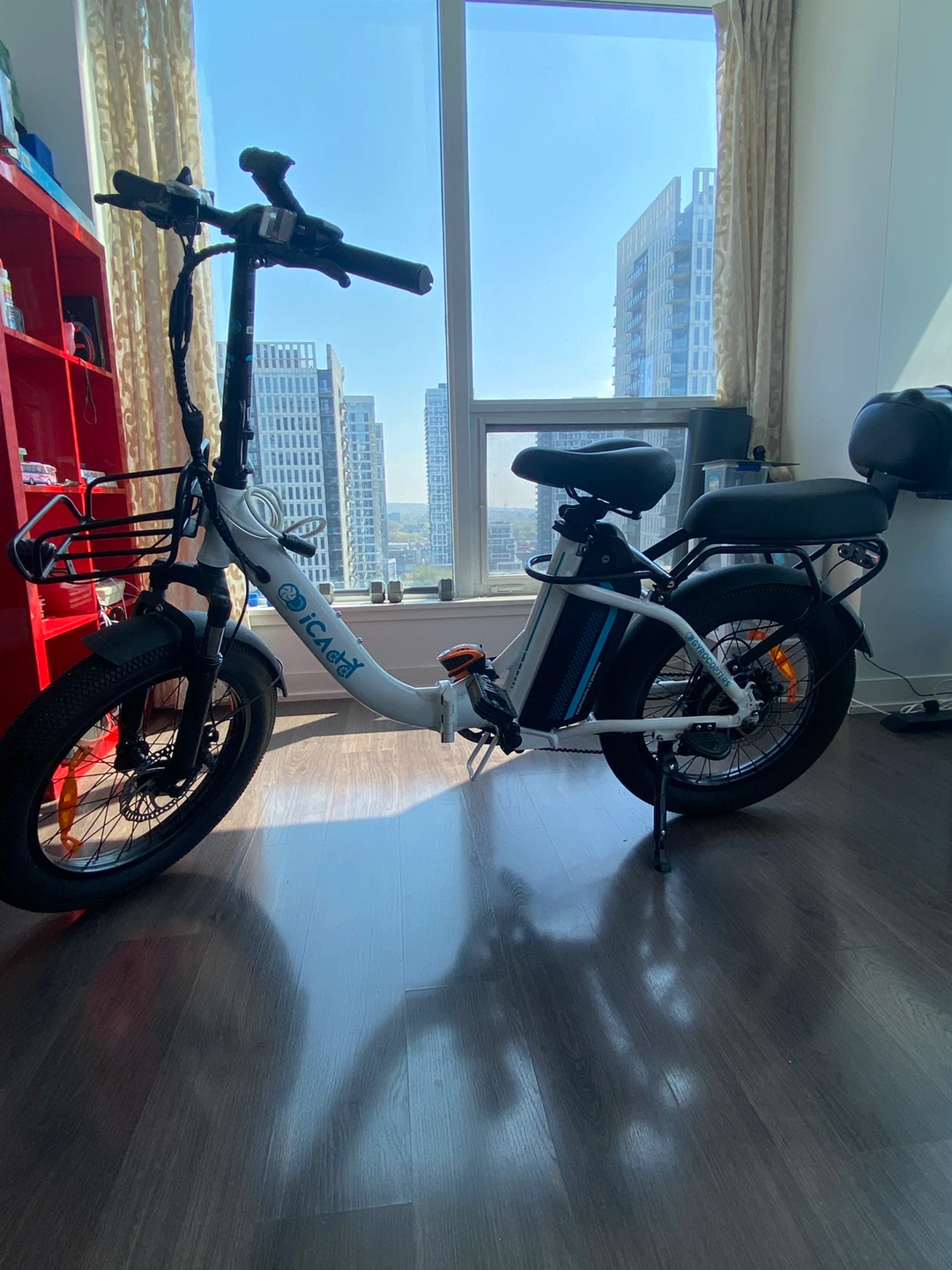 85% New Foldable iCaddy Electric Bike 40km/h with 125km range - photo 2