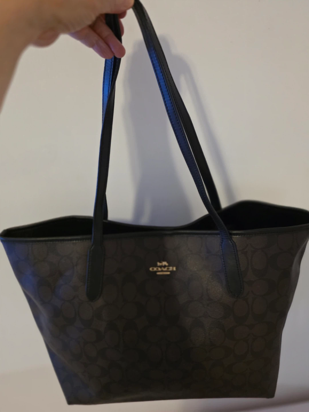 Coach City Tote Bag (black/brown)