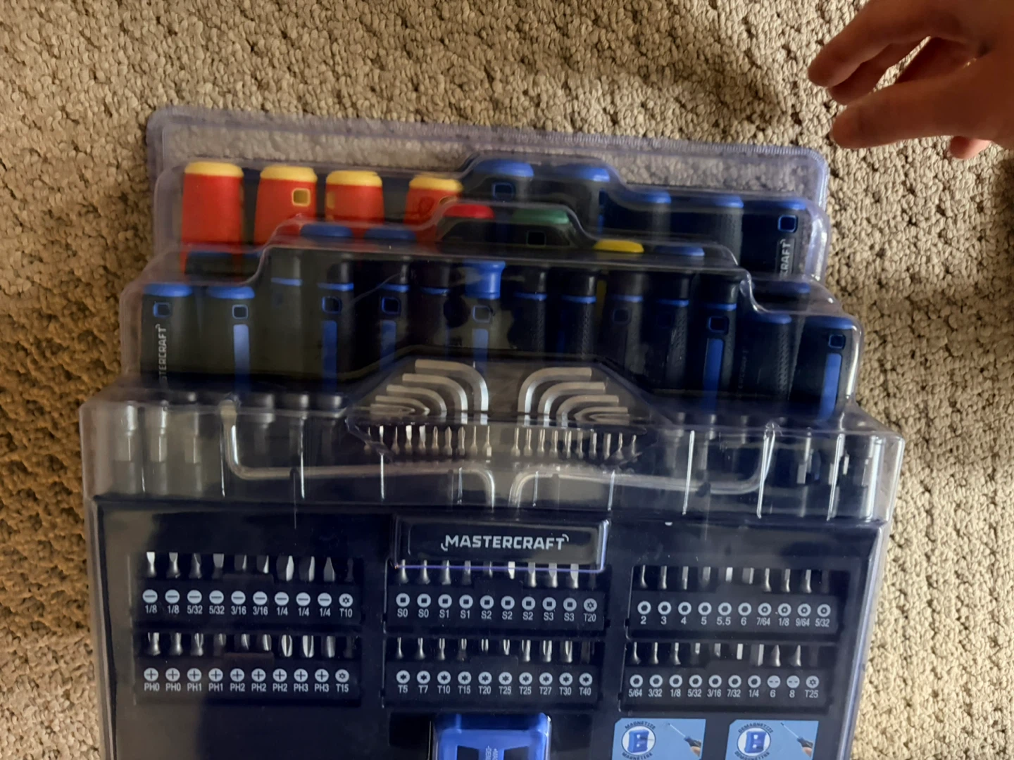 Mastercraft 150 Piece Screwdriver and Bit Set - photo 2