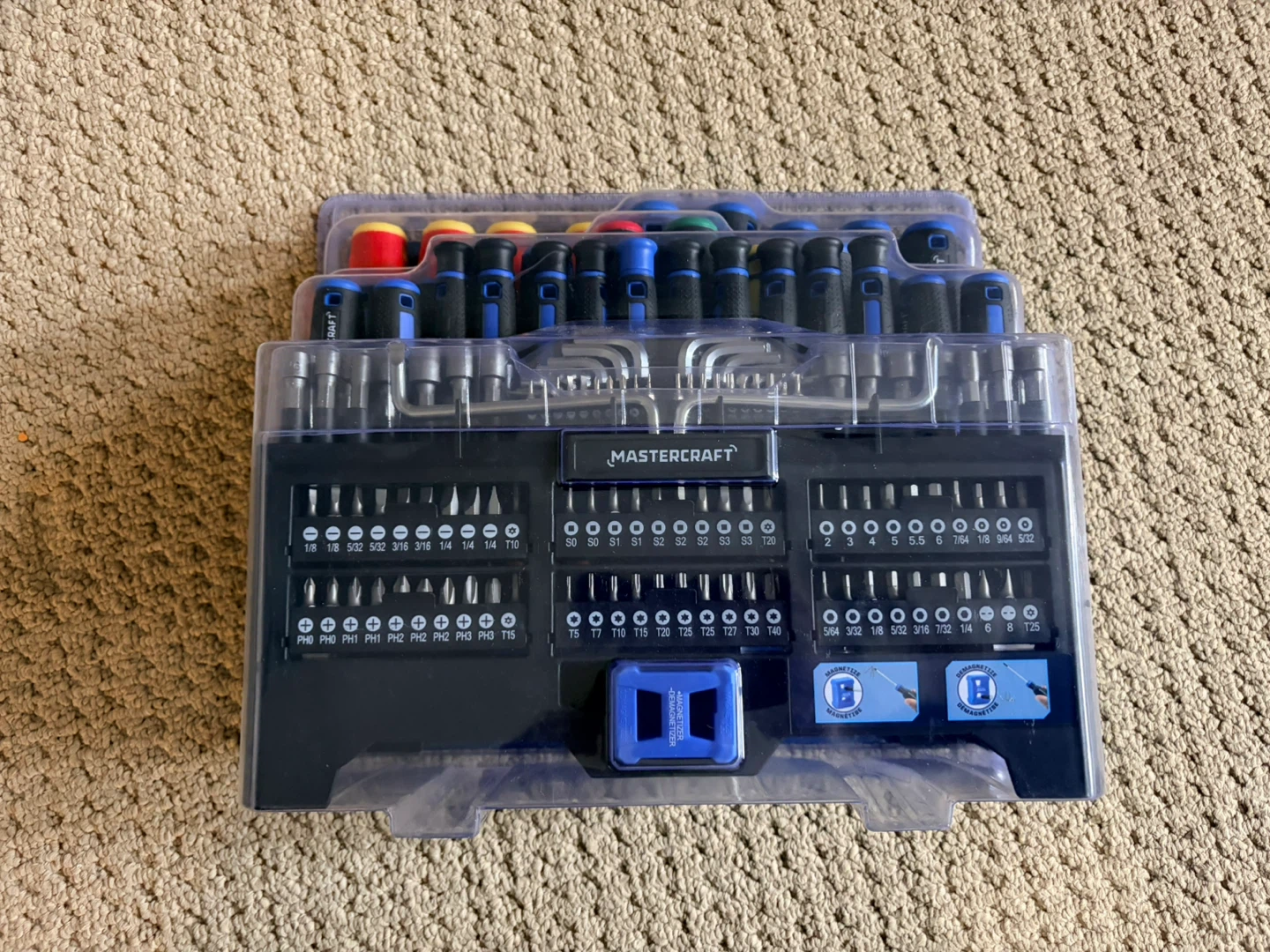 Mastercraft 150 Piece Screwdriver and Bit Set
