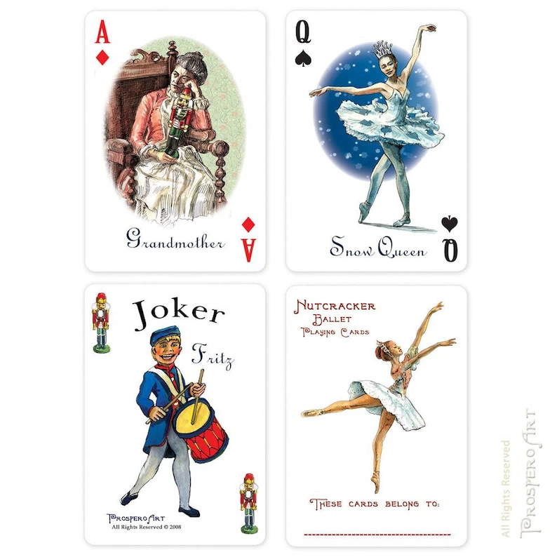 Nutcracker Ballet Playing Cards - photo 3