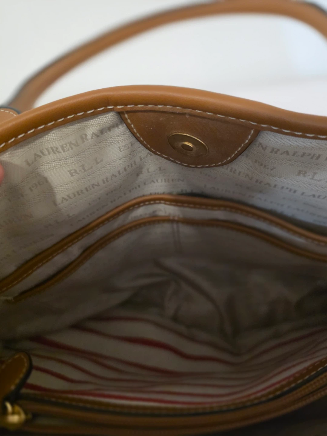 Lauren Ralph Lauren Striped Tote Bag - photo 5