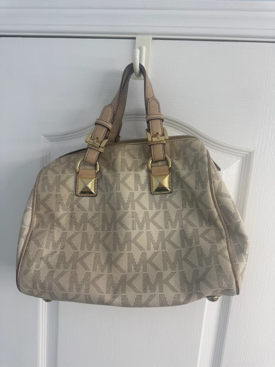 Michael Kors Monogrammed Satchel Bag - photo 4