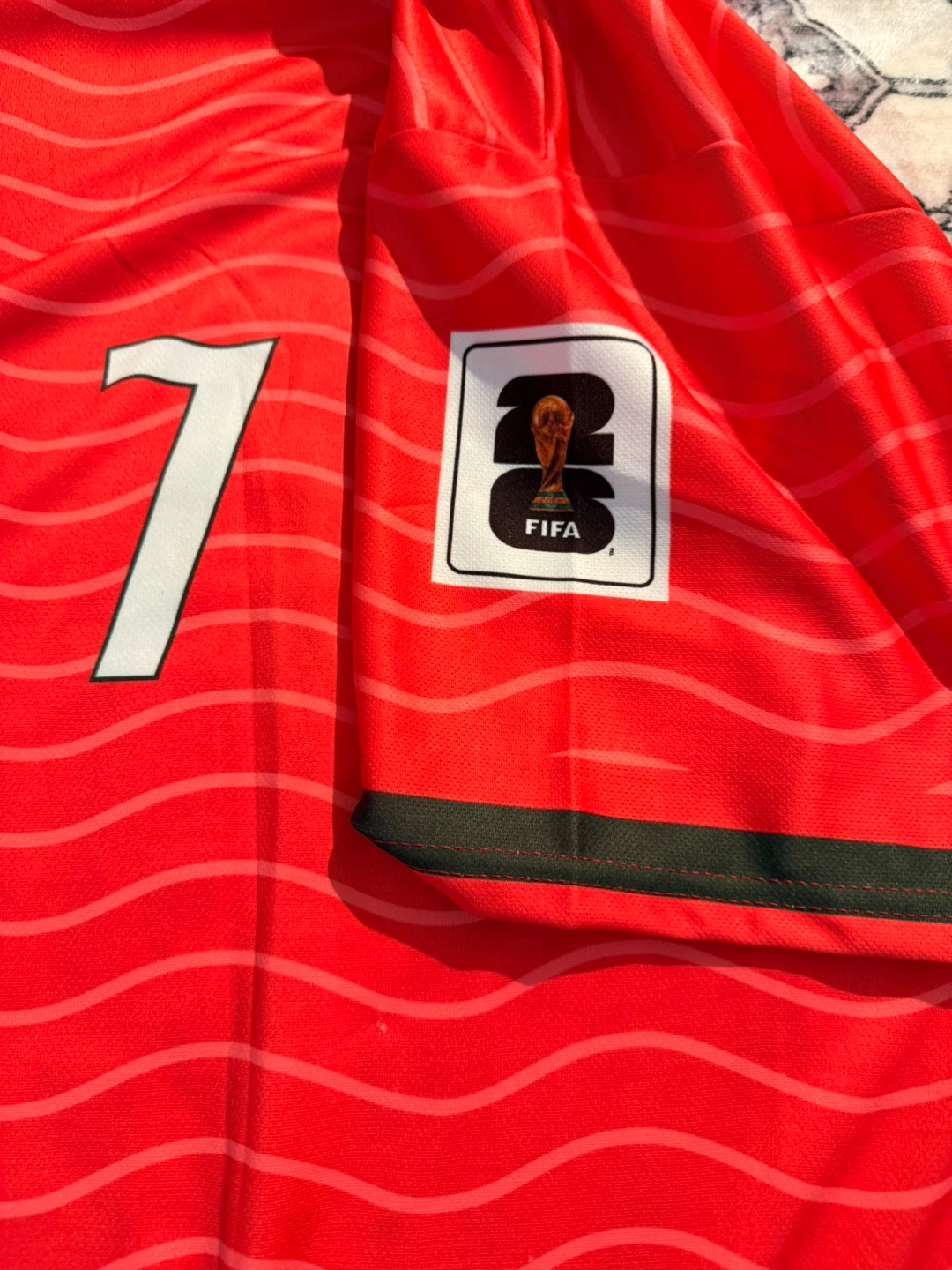 Portugal Ronaldo #7 Soccer Jersey | Medium - photo 3