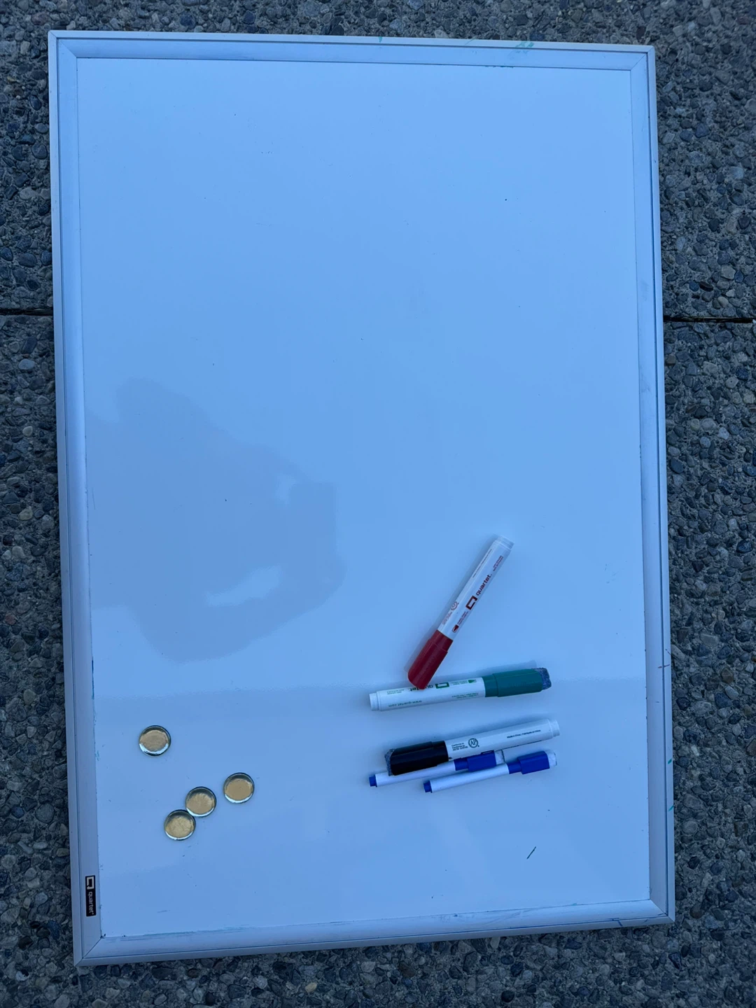 Whiteboard with Markers and Magnets - photo 2