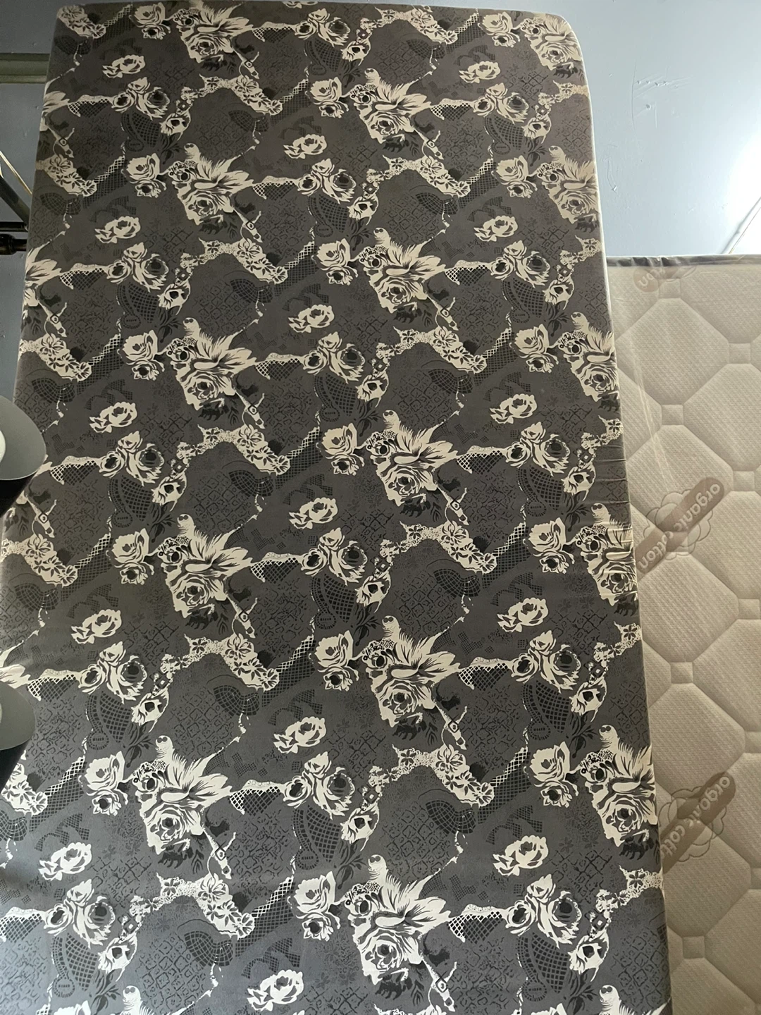 Grey Floral Print Mattress