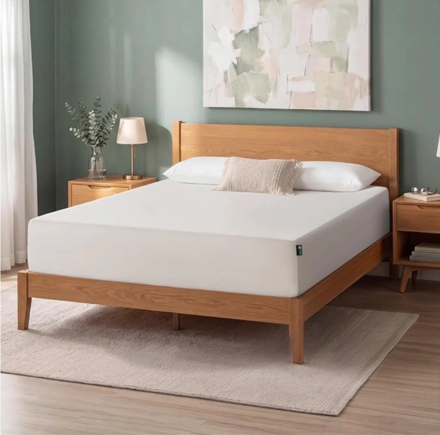 ZINUS 12 Inch Queen Memory Foam Mattress - Open Box, Unused