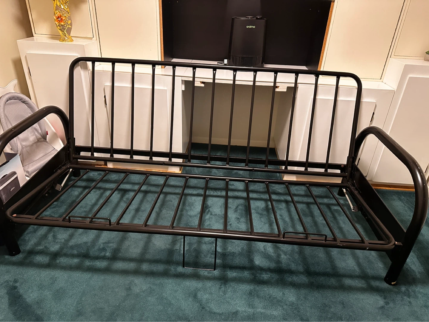 Black Metal Futon Frame