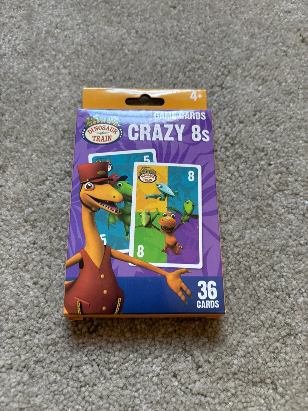 Dinosaur Train Crazy 8s Card Game