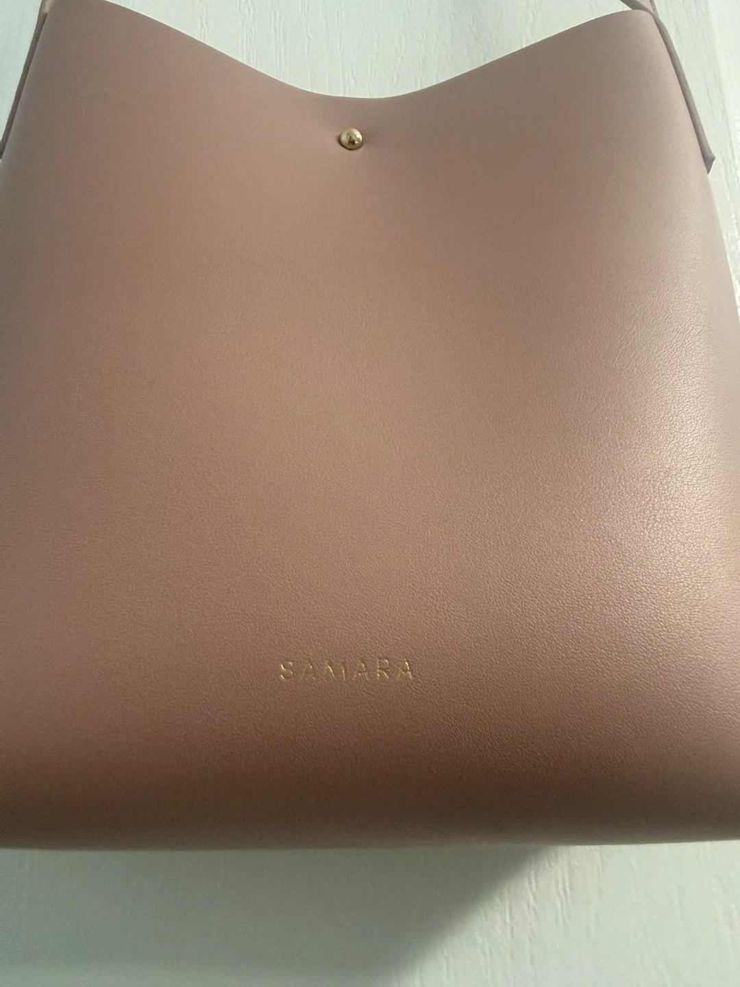 Samara Pink Faux Leather Shoulder Bag - photo 2